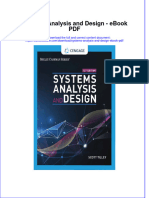 Ebook Systems Analysis and Design PDF Full Chapter PDF