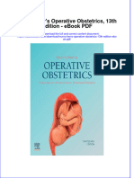 Download ebook Munro Kerrs Operative Obstetrics 13Th Edition Pdf full chapter pdf