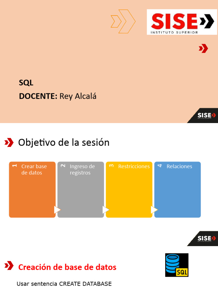 Creación y gestión de bases de datos SQL | PDF | Modelo de datos ...
