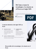DeComo Avanzo La Tecnologia y La Ciencia en El Peru en El Siglo XIX