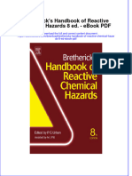 Ebook Brethericks Handbook of Reactive Chemical Hazards 8 Ed PDF Full Chapter PDF
