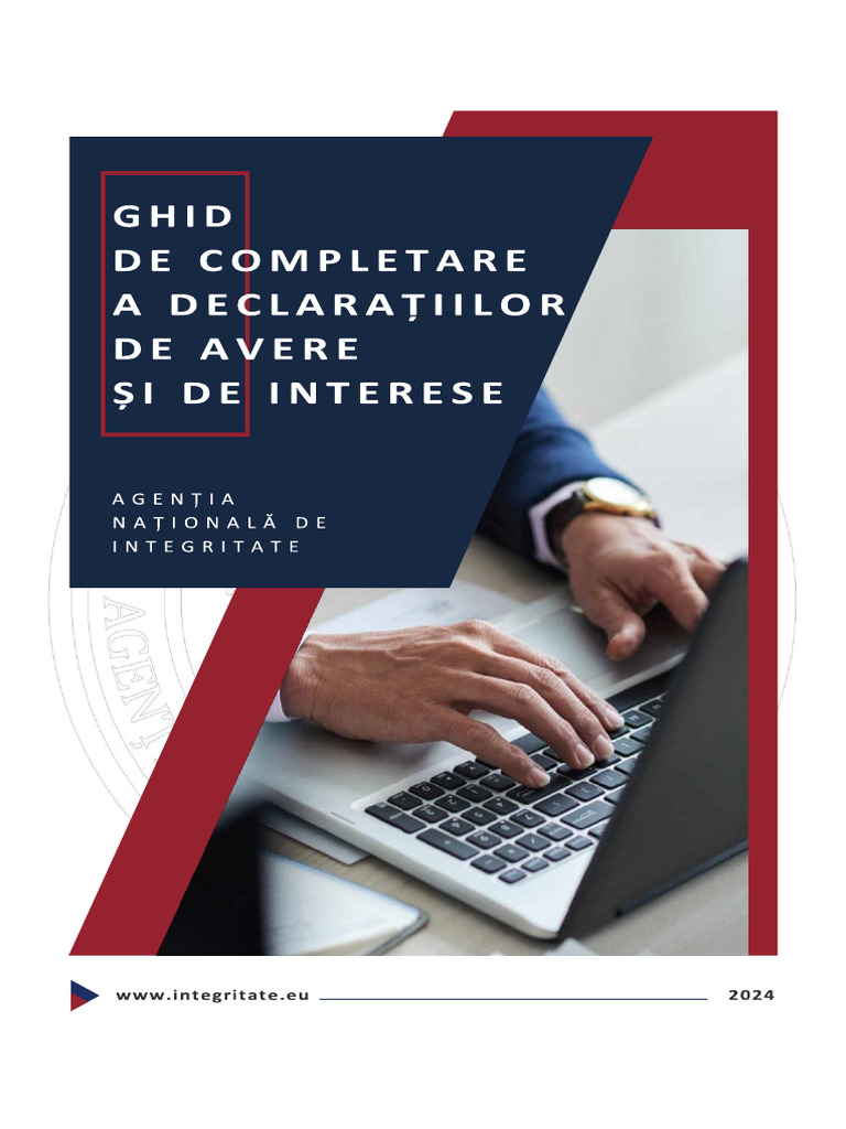 001 Brosura-A5-Ghid de Completare A Declaratiilor de Avere Si de ...