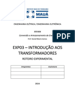 Exp03 - Introdução aos Transformadores