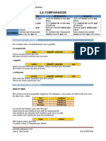 Fiche - Exrimer La Comparaison