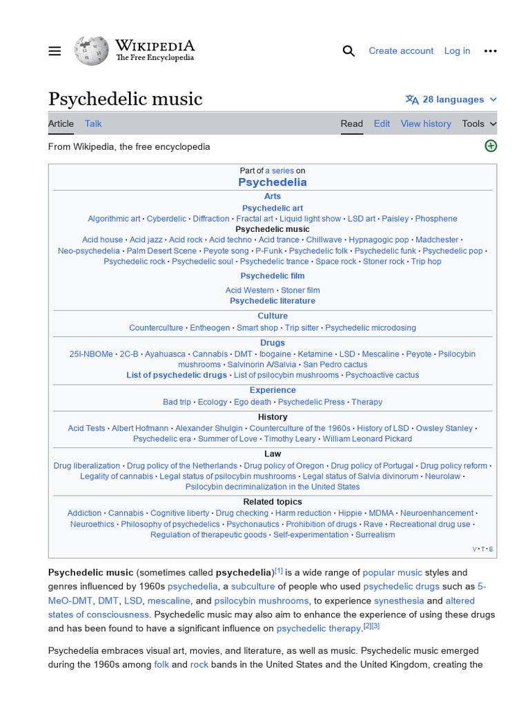 Psychedelic Music | PDF | Contemporary Music | Popular Music