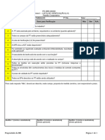Anexo I - Lista de Verificação - Auditoria de PT