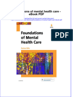Download ebook Foundations Of Mental Health Care Pdf full chapter pdf
