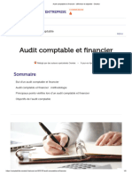 Audit Comptable Et Financier _ Définition Et Objectifs - Ooreka