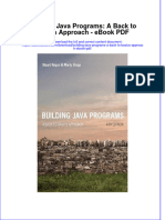 Ebook Building Java Programs A Back To Basics Approach PDF Full Chapter PDF