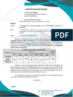 Carta N°011-2022-Sup-Cya-Mdvy Informe Mensual Septiembre Sup