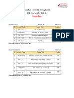 Fall-23 Evening Batch Course Offer