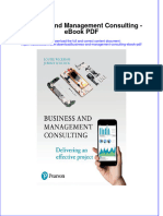 Ebook Business and Management Consulting PDF Full Chapter PDF
