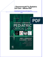 Ebook Fuhrman Zimmermans Pediatric Critical Care PDF Full Chapter PDF