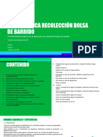 COP-37 - Tarea Critica Recoleccion Bolsa de Barrido