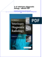Ebook Textbook of Veterinary Diagnostic Radiology PDF Full Chapter PDF