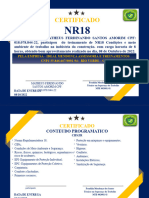 NR 18 Construção Civil Matheus Ferdinando Santos Amorim