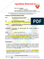 Informe #017 - Verificacion Punte Quitaracza