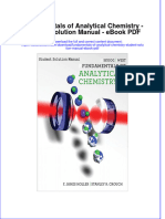 Ebook Fundamentals of Analytical Chemistry Student Solution Manual PDF Full Chapter PDF