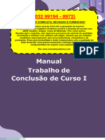 Resolução - (032 99194 - 8972) - Manual Trabalho de Conclusão de Curso i – Farmácia