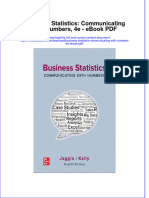 Ebook Business Statistics Communicating With Numbers 4E PDF Full Chapter PDF