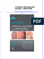 Download ebook Netters Surgical Anatomy And Approaches Pdf full chapter pdf