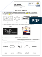 Prova de Arte 1º B 5º