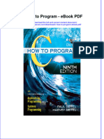 Download ebook C How To Program Pdf full chapter pdf