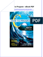 Ebook C How To Program PDF Full Chapter PDF