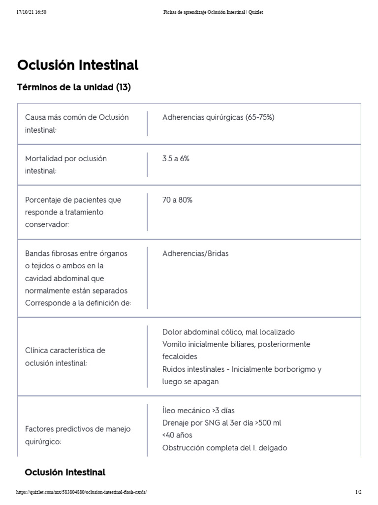 Guía sobre Oclusión Intestinal: Causas y Tratamiento | PDF | Abdomen ...