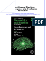 Ebook Neuroethics and Bioethics Neurodivergence and Architecture PDF Full Chapter PDF