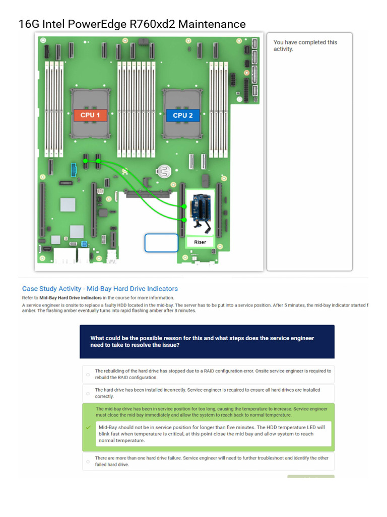 16G Intel PowerEdge R760xd2 Maintenance | PDF
