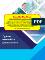 RESOLUÇÃO - (032 99194 - 8972) - ROTEIRO de AULA PRÁTICA – Lógica e Matemática Computacional