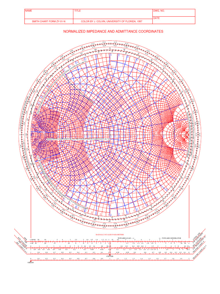 Smith Chart ZY-01-N Parameters | PDF | Electrical Engineering ...