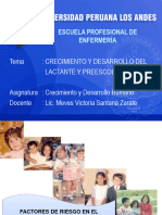 Crecimiento y Desarrollo Del Lactante y Preescolar