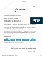 Algoritimo e Pseudocodigo