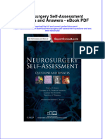Download ebook Neurosurgery Self Assessment Questions And Answers Pdf full chapter pdf