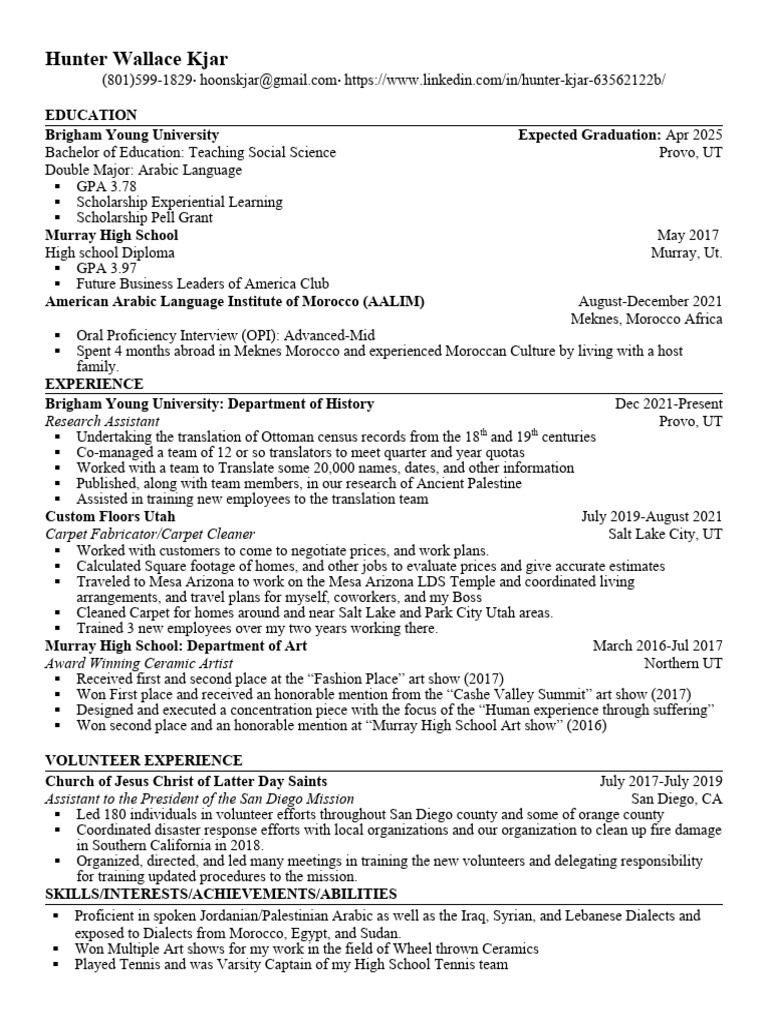 resume 2024 PDF