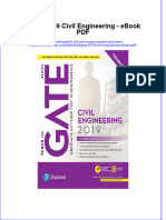 Download ebook Gate 2019 Civil Engineering Pdf full chapter pdf