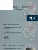 Psychological Schools of Thought