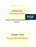 Chapter 3 - Process Synchronization