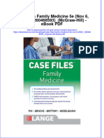 Ebook Case Files Family Medicine 5E Nov 6 2020 - 1260468593 - Mcgraw Hill PDF Full Chapter PDF