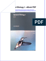 Download ebook General Biology I Pdf full chapter pdf