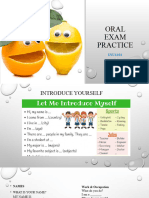Oral Exam Practice INU1101