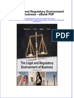 Ebook The Legal and Regulatory Environment of Business 2 Full Chapter PDF