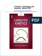 Download ebook Catalytic Kinetics Chemistry And Engineering Pdf full chapter pdf