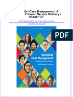 Download ebook Generalist Case Management A Method Of Human Service Delivery Pdf full chapter pdf
