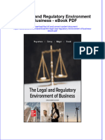 Download ebook The Legal And Regulatory Environment Of Business Pdf full chapter pdf