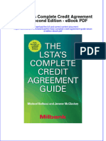 Download ebook The Lstas Complete Credit Agreement Guide Second Edition Pdf full chapter pdf