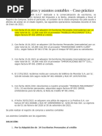 Asientos Contables de Compras y Ventas | PDF | Contabilidad | Efectivo