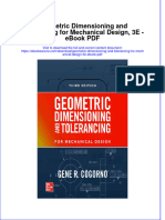 Ebook Geometric Dimensioning and Tolerancing For Mechanical Design 3E PDF Full Chapter PDF